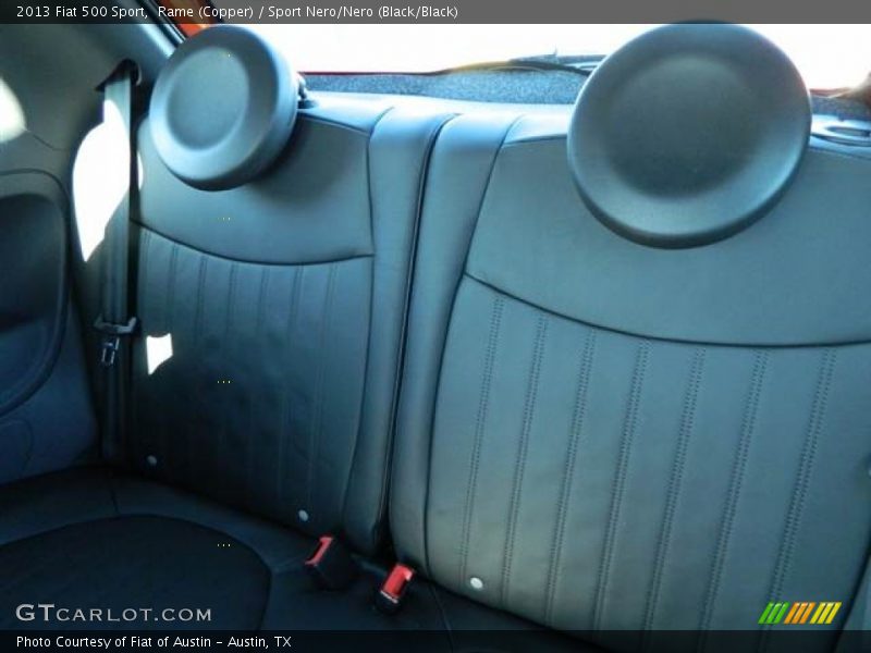 Rame (Copper) / Sport Nero/Nero (Black/Black) 2013 Fiat 500 Sport