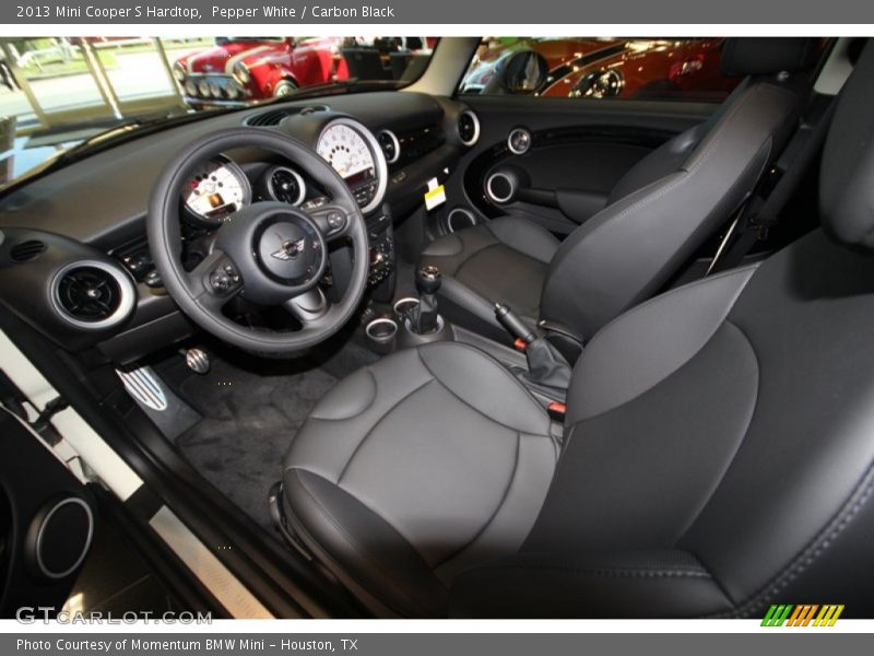 Pepper White / Carbon Black 2013 Mini Cooper S Hardtop
