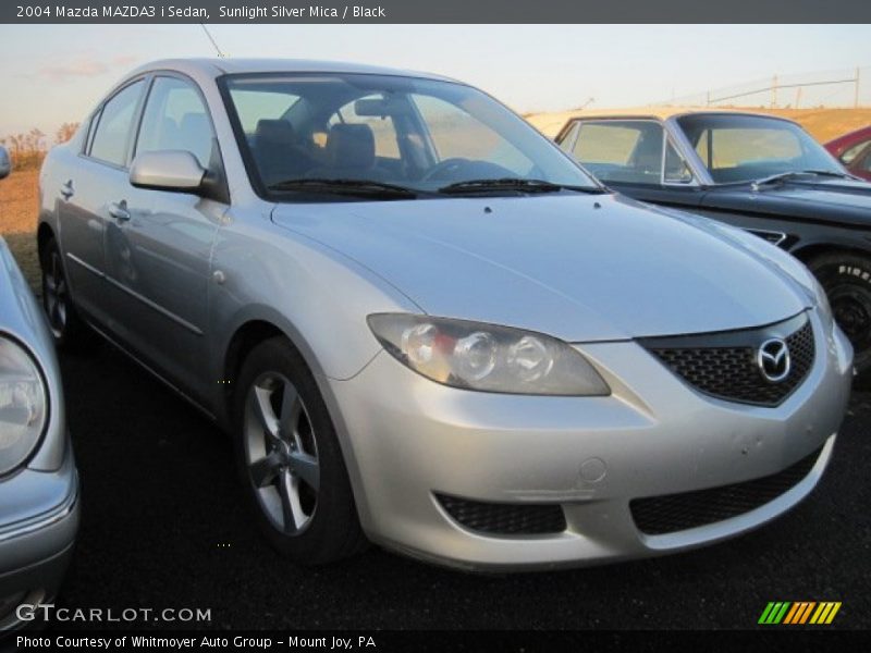 Sunlight Silver Mica / Black 2004 Mazda MAZDA3 i Sedan