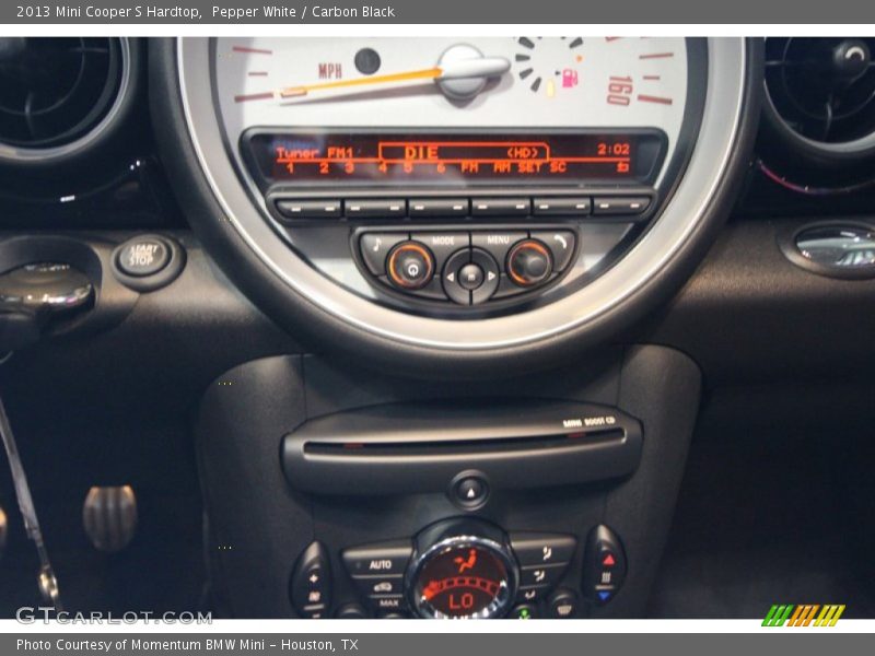 Pepper White / Carbon Black 2013 Mini Cooper S Hardtop
