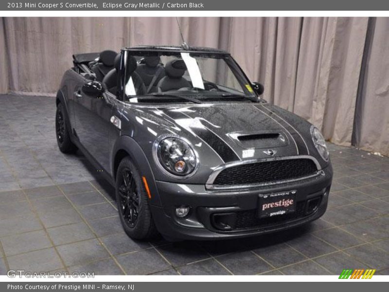 Eclipse Gray Metallic / Carbon Black 2013 Mini Cooper S Convertible