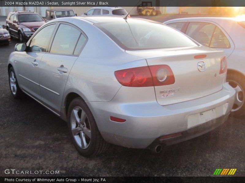 Sunlight Silver Mica / Black 2004 Mazda MAZDA3 i Sedan