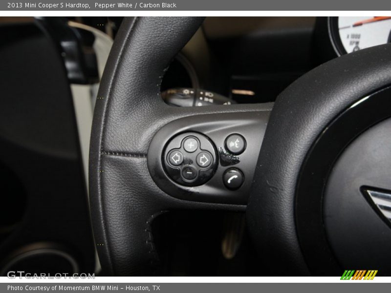 Pepper White / Carbon Black 2013 Mini Cooper S Hardtop
