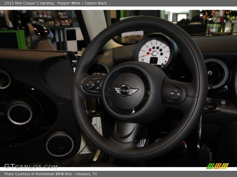 Pepper White / Carbon Black 2013 Mini Cooper S Hardtop