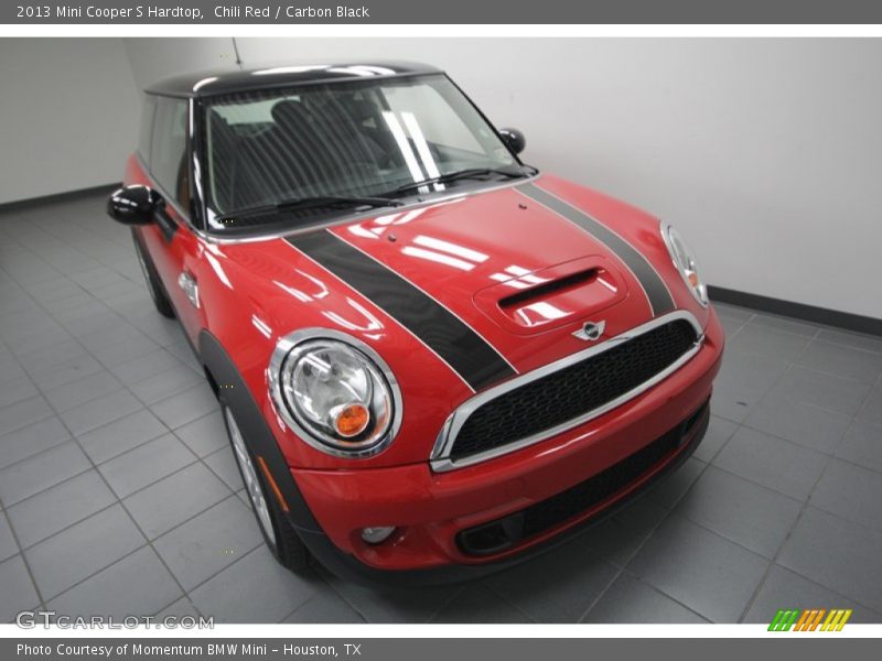Chili Red / Carbon Black 2013 Mini Cooper S Hardtop