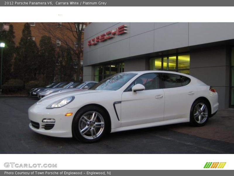 Carrara White / Platinum Grey 2012 Porsche Panamera V6