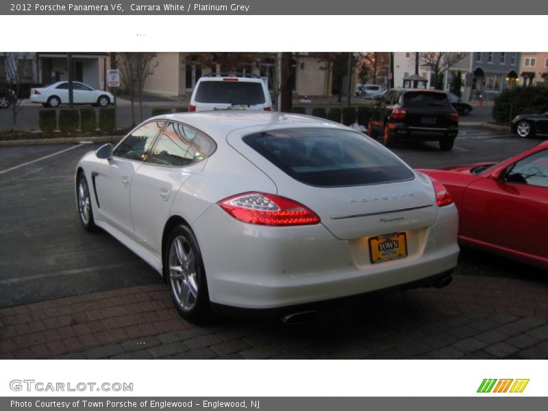 Carrara White / Platinum Grey 2012 Porsche Panamera V6