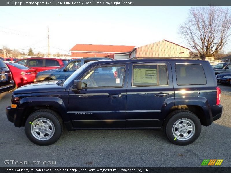 True Blue Pearl / Dark Slate Gray/Light Pebble 2013 Jeep Patriot Sport 4x4