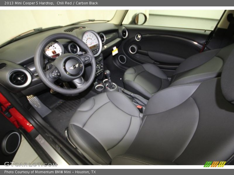 Chili Red / Carbon Black 2013 Mini Cooper S Hardtop