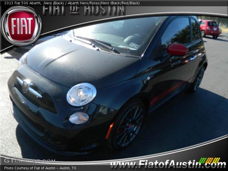 Nero (Black) / Abarth Nero/Rosso/Nero (Black/Red/Black) 2013 Fiat 500 Abarth