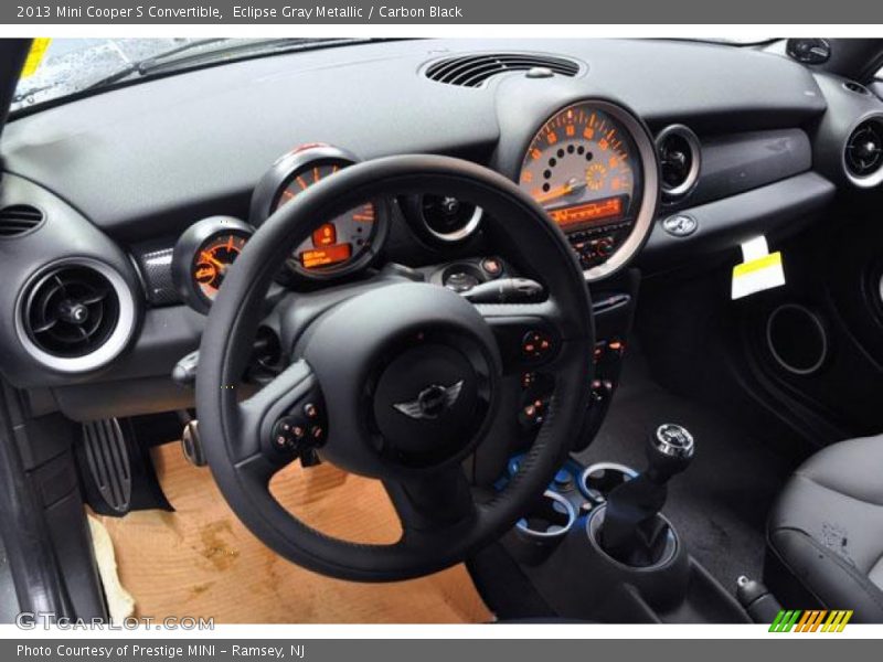 Eclipse Gray Metallic / Carbon Black 2013 Mini Cooper S Convertible