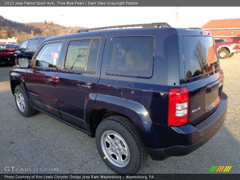 True Blue Pearl / Dark Slate Gray/Light Pebble 2013 Jeep Patriot Sport 4x4