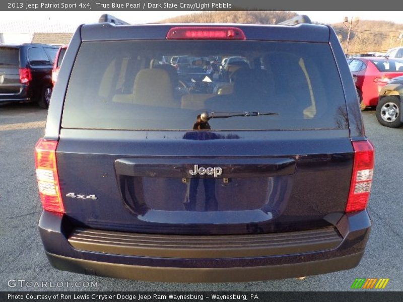 True Blue Pearl / Dark Slate Gray/Light Pebble 2013 Jeep Patriot Sport 4x4