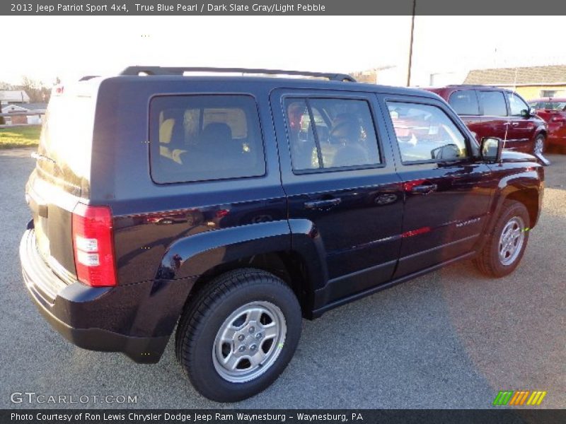 True Blue Pearl / Dark Slate Gray/Light Pebble 2013 Jeep Patriot Sport 4x4