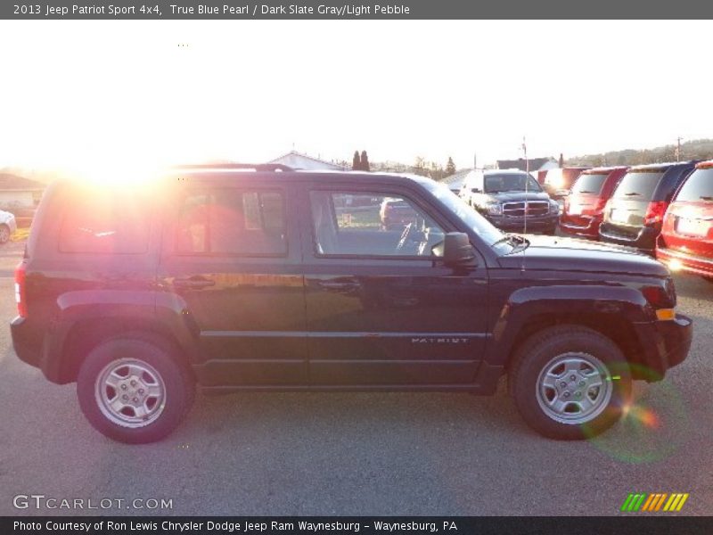 True Blue Pearl / Dark Slate Gray/Light Pebble 2013 Jeep Patriot Sport 4x4