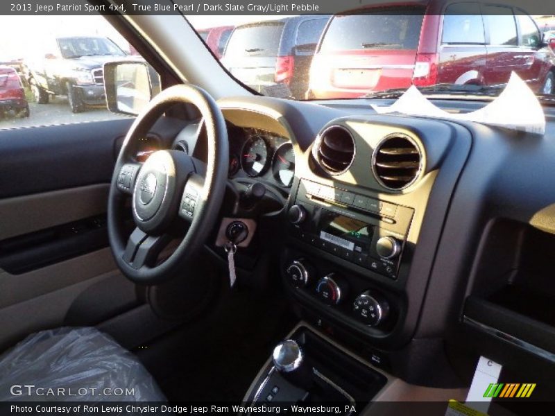 True Blue Pearl / Dark Slate Gray/Light Pebble 2013 Jeep Patriot Sport 4x4