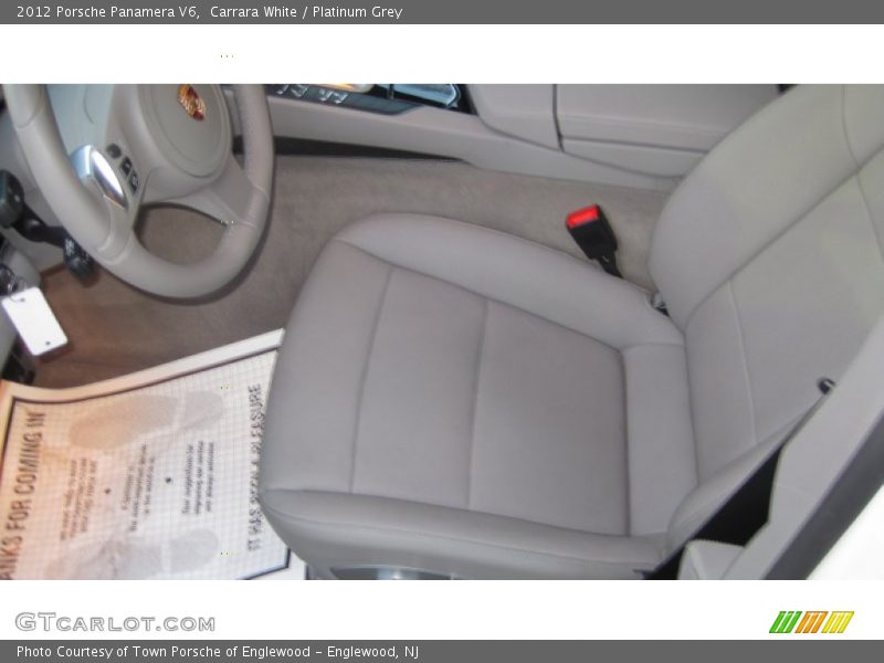 Carrara White / Platinum Grey 2012 Porsche Panamera V6