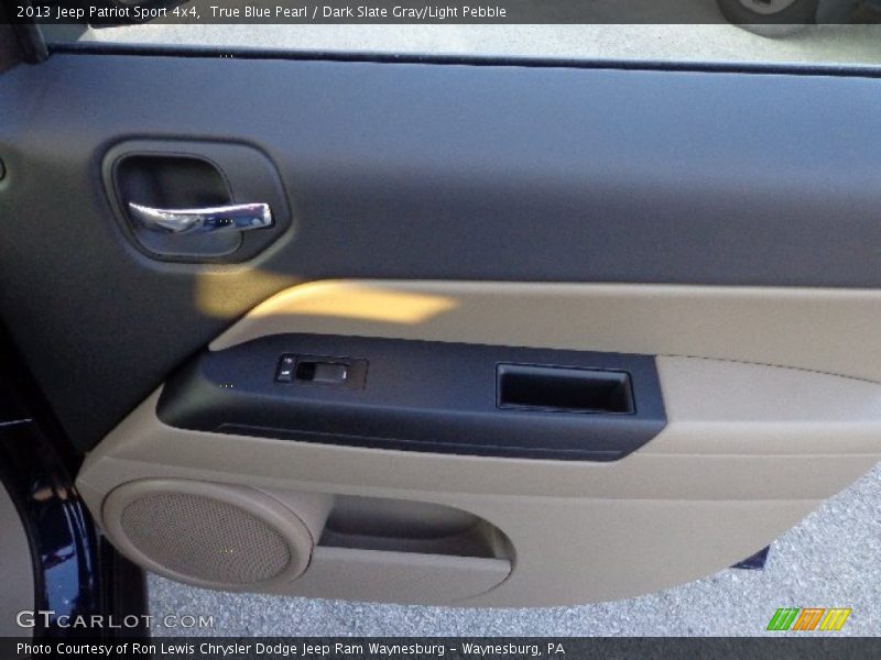 True Blue Pearl / Dark Slate Gray/Light Pebble 2013 Jeep Patriot Sport 4x4