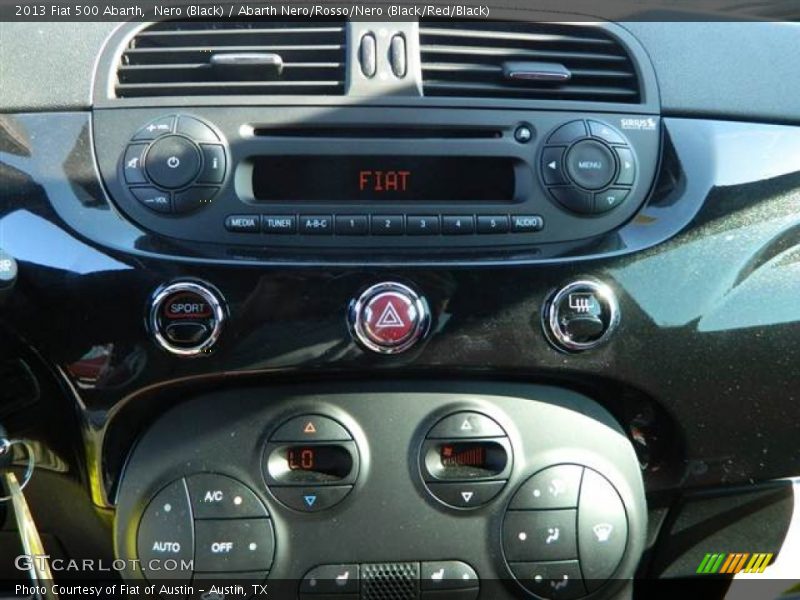 Controls of 2013 500 Abarth