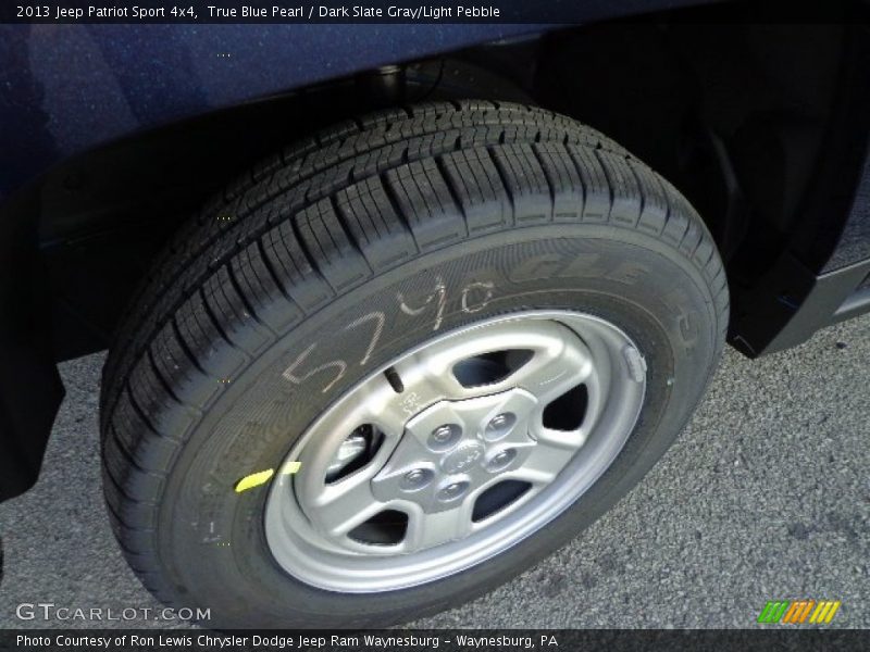 True Blue Pearl / Dark Slate Gray/Light Pebble 2013 Jeep Patriot Sport 4x4