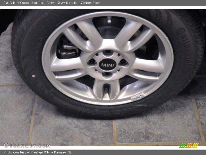 Velvet Silver Metallic / Carbon Black 2013 Mini Cooper Hardtop