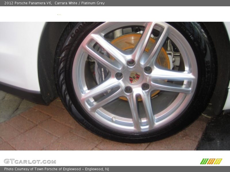 Carrara White / Platinum Grey 2012 Porsche Panamera V6