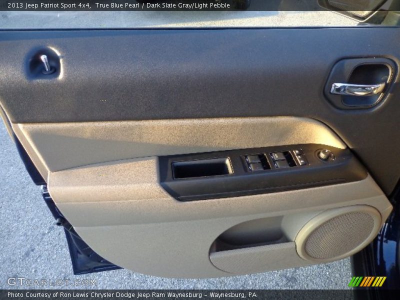 True Blue Pearl / Dark Slate Gray/Light Pebble 2013 Jeep Patriot Sport 4x4