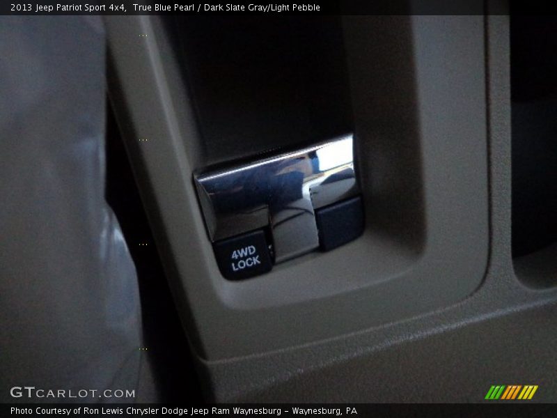 True Blue Pearl / Dark Slate Gray/Light Pebble 2013 Jeep Patriot Sport 4x4