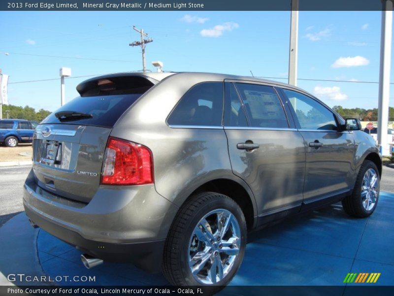 Mineral Gray Metallic / Medium Light Stone 2013 Ford Edge Limited