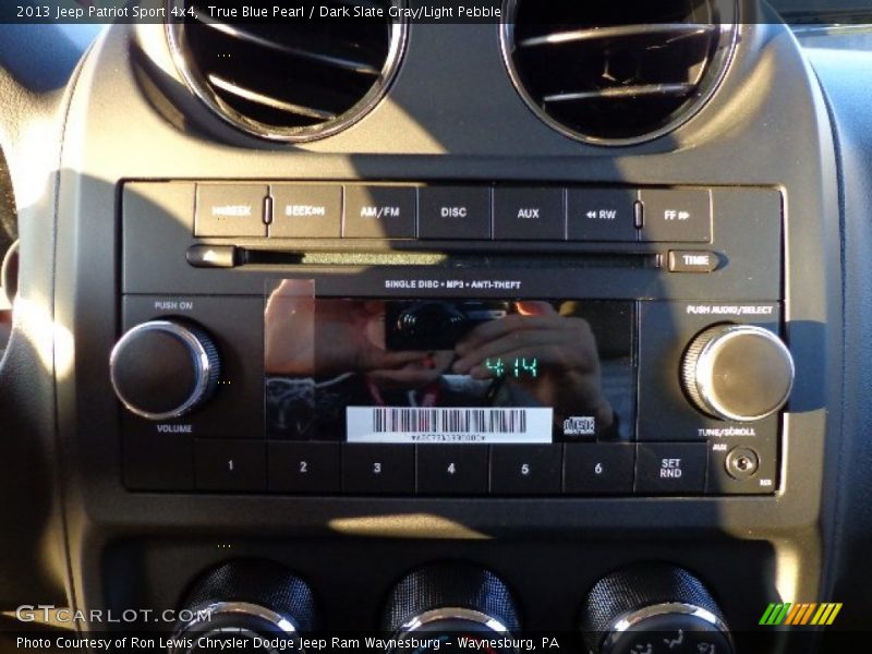 True Blue Pearl / Dark Slate Gray/Light Pebble 2013 Jeep Patriot Sport 4x4