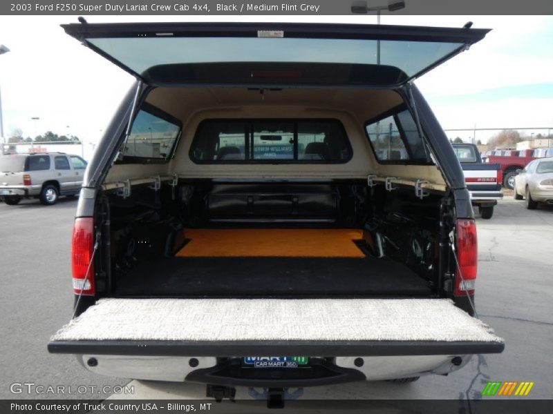 Black / Medium Flint Grey 2003 Ford F250 Super Duty Lariat Crew Cab 4x4