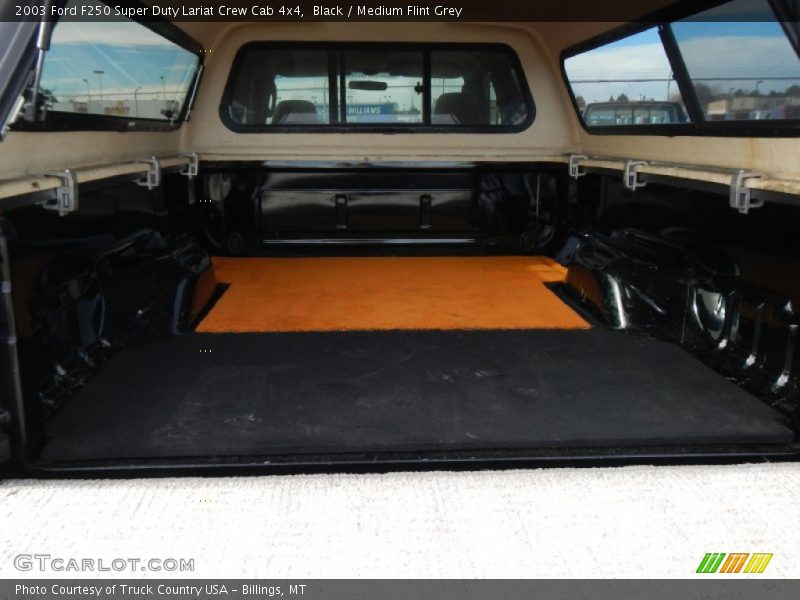 Black / Medium Flint Grey 2003 Ford F250 Super Duty Lariat Crew Cab 4x4