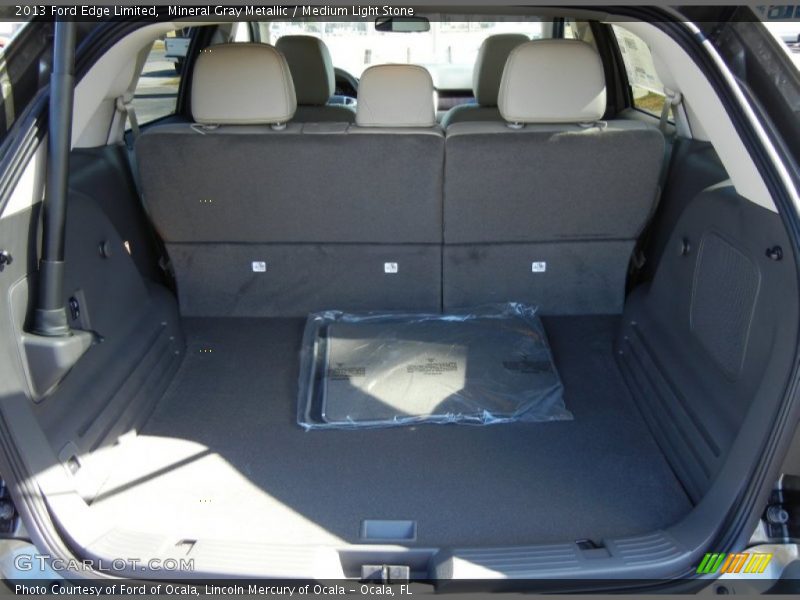 Mineral Gray Metallic / Medium Light Stone 2013 Ford Edge Limited