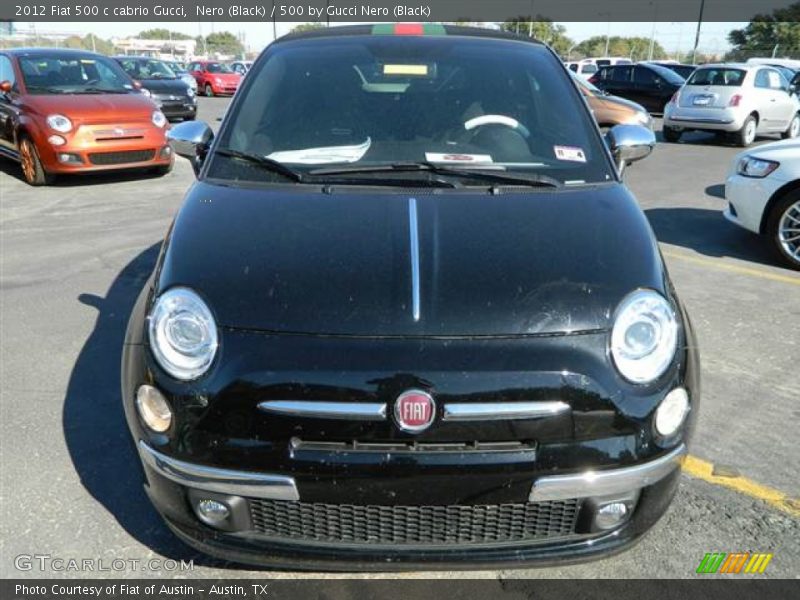 Nero (Black) / 500 by Gucci Nero (Black) 2012 Fiat 500 c cabrio Gucci