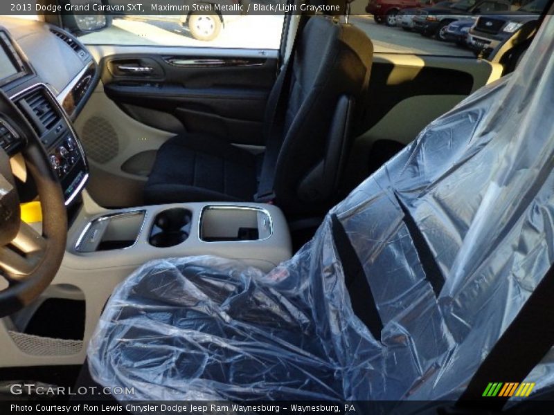 Maximum Steel Metallic / Black/Light Graystone 2013 Dodge Grand Caravan SXT