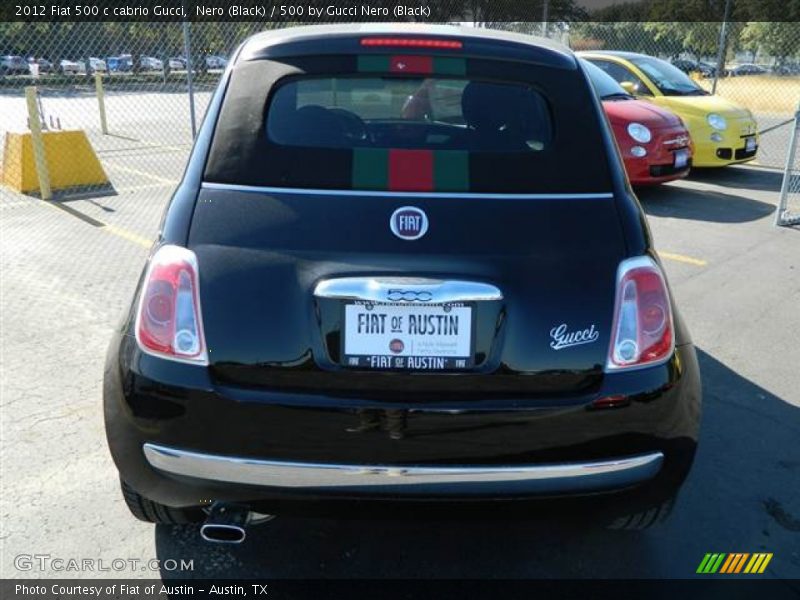 Nero (Black) / 500 by Gucci Nero (Black) 2012 Fiat 500 c cabrio Gucci