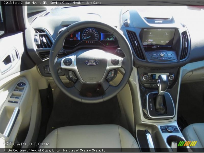 Dashboard of 2013 C-Max Hybrid SEL