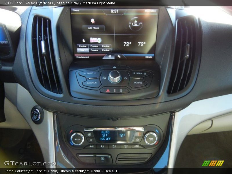 Sterling Gray / Medium Light Stone 2013 Ford C-Max Hybrid SEL
