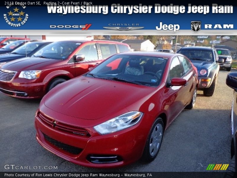 Redline 2-Coat Pearl / Black 2013 Dodge Dart SE