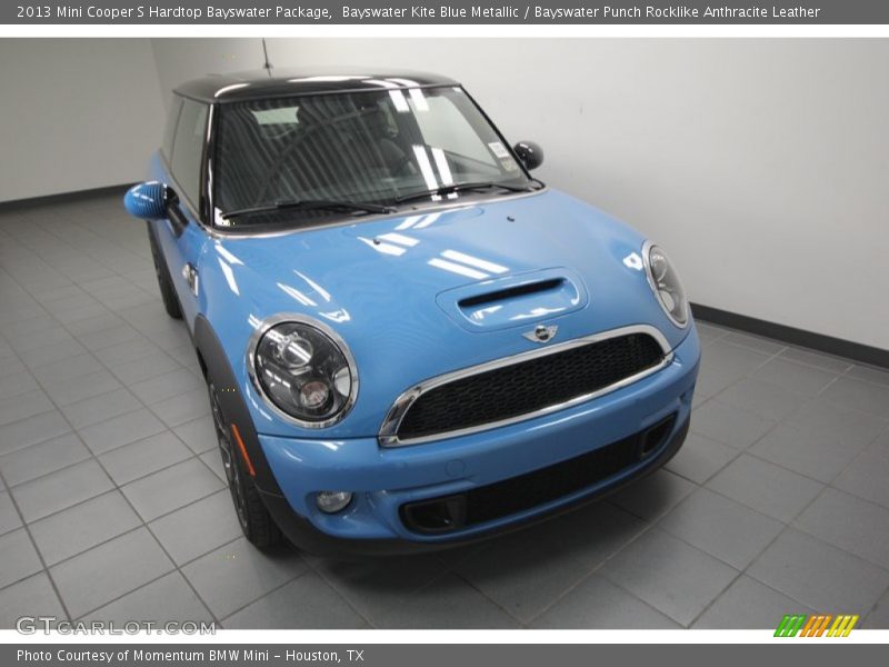 Bayswater Kite Blue Metallic / Bayswater Punch Rocklike Anthracite Leather 2013 Mini Cooper S Hardtop Bayswater Package