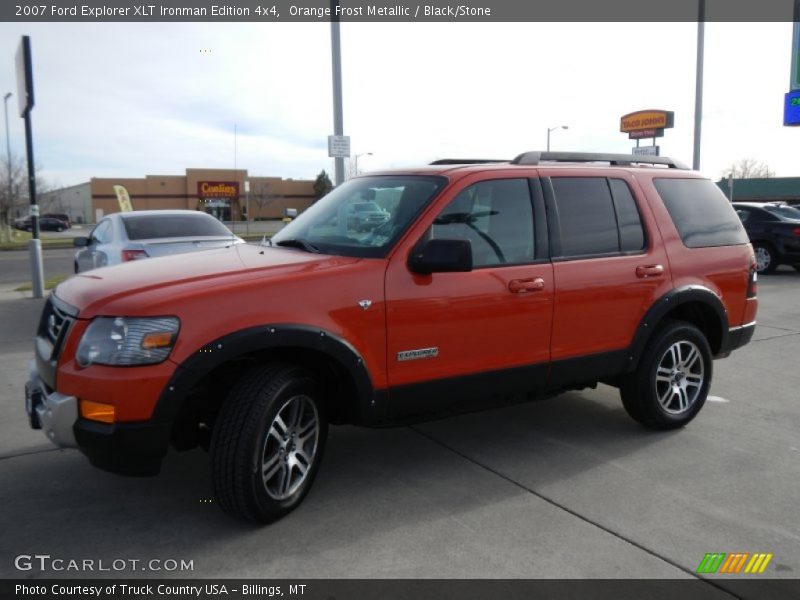 Orange Frost Metallic / Black/Stone 2007 Ford Explorer XLT Ironman Edition 4x4