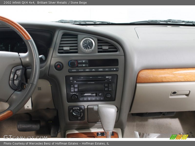 Brilliant Silver Metallic / Stone Beige 2002 Infiniti QX4 4x4