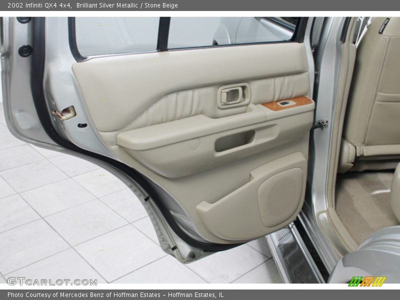 Brilliant Silver Metallic / Stone Beige 2002 Infiniti QX4 4x4