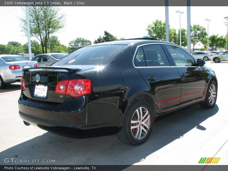 Black / Grey 2005 Volkswagen Jetta 2.5 Sedan