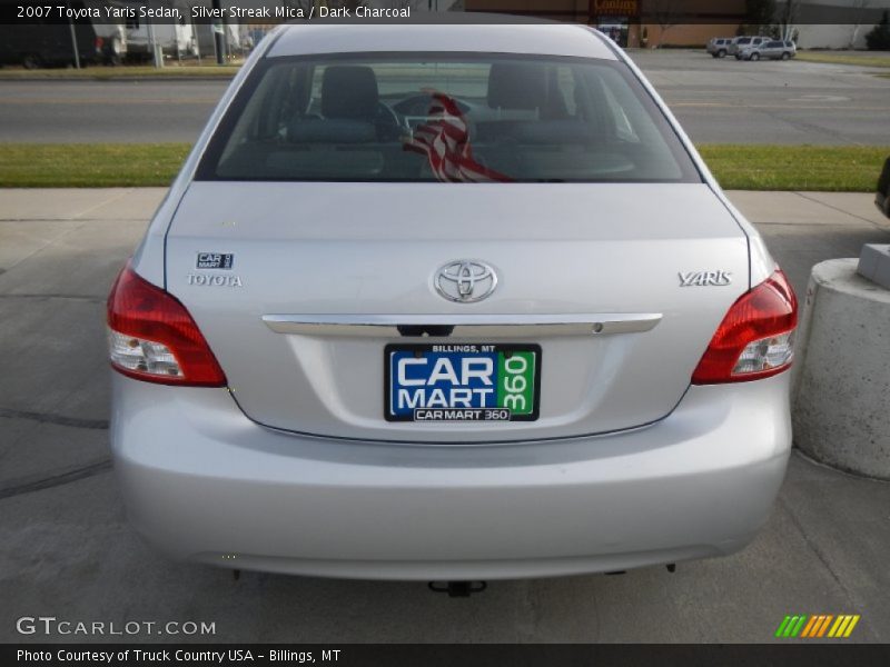 Silver Streak Mica / Dark Charcoal 2007 Toyota Yaris Sedan