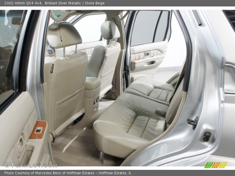 Brilliant Silver Metallic / Stone Beige 2002 Infiniti QX4 4x4