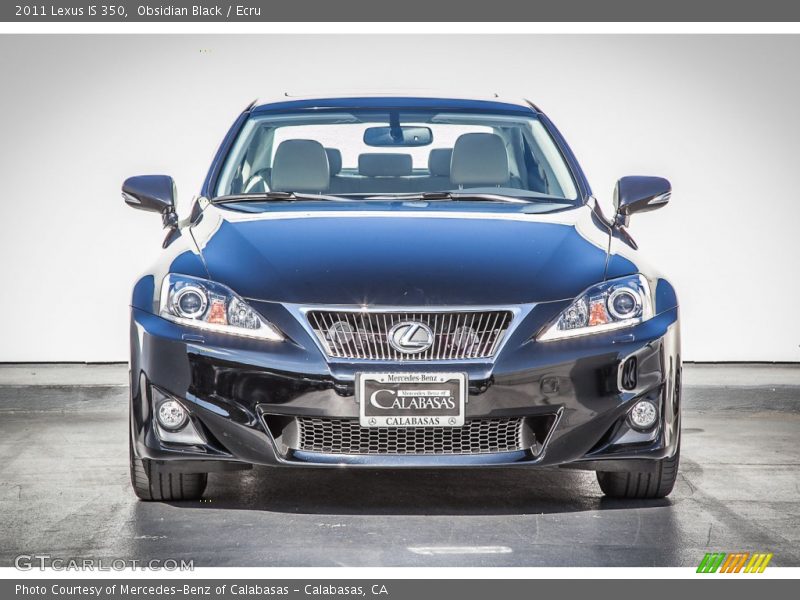 Obsidian Black / Ecru 2011 Lexus IS 350