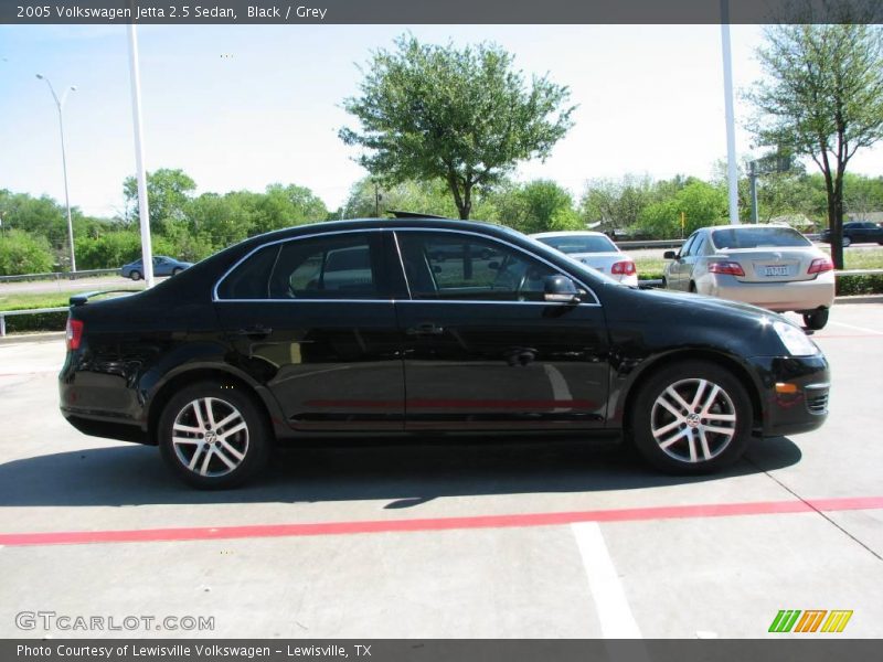 Black / Grey 2005 Volkswagen Jetta 2.5 Sedan