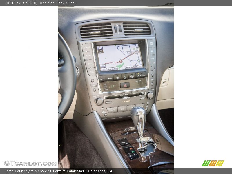 Obsidian Black / Ecru 2011 Lexus IS 350
