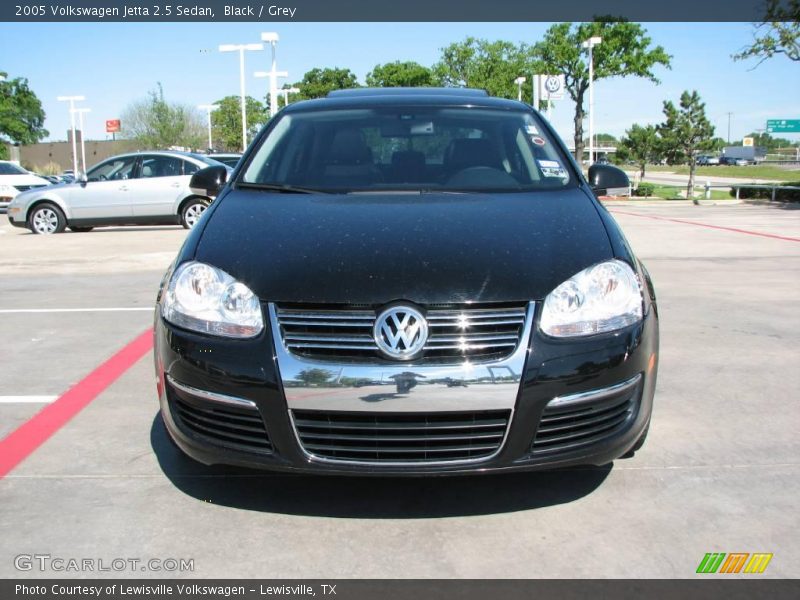 Black / Grey 2005 Volkswagen Jetta 2.5 Sedan